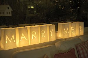 lanterne demande en mariage