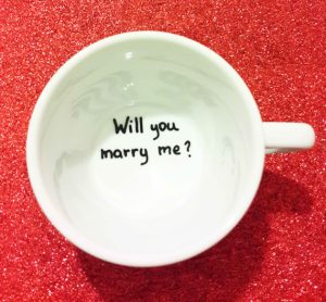 tasse demande en mariage